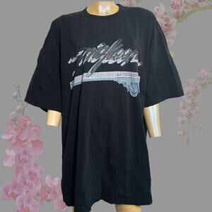 Miskeen Y2K Navy Tee
